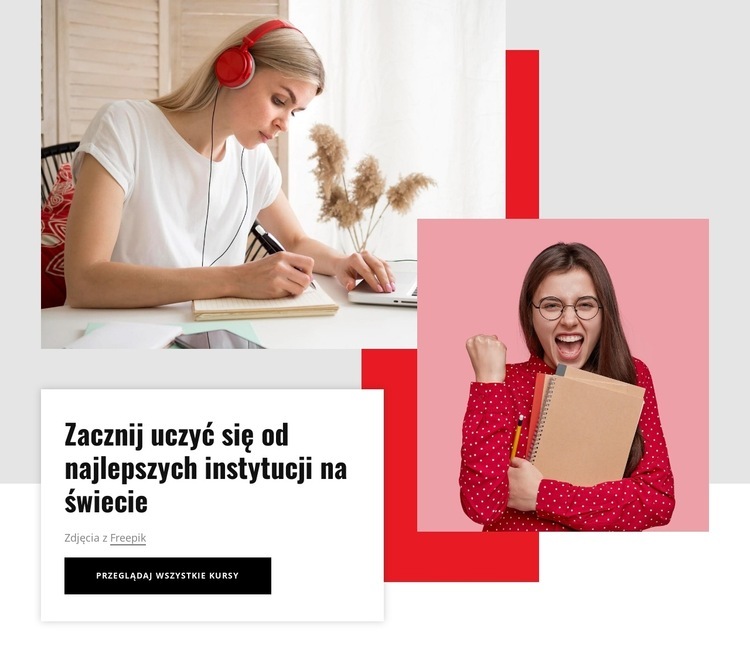 Rozwijaj swoją karierę Szablon