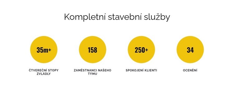 Kompletní stavební služby Šablona