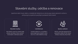 Stavební Služby A Údržba – Bezplatná Šablona Webových Stránek