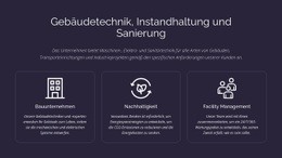 Haustechnik Und Instandhaltung – Website-Mockup-Vorlage