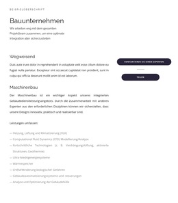 Texte Und Schaltflächen – Fertiges Website-Design