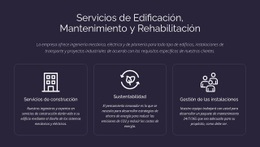 Servicios Y Mantenimiento De Edificios - HTML Creator