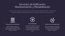 Servicios Y Mantenimiento De Edificios Plantilla HTML5