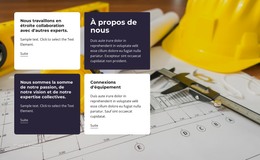 Grille Avec Textes Sur Fond D'Image - Modèle De Site Web Gratuit