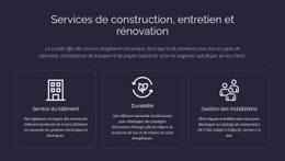 Modèle HTML5 Exclusif Pour Services Et Entretien Du Bâtiment