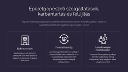 Épületgépészeti Szolgáltatások És Karbantartás HTML5-Sablon