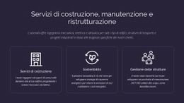 Servizi Di Costruzione E Manutenzione - HTML Creator