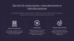 Modello HTML5 Esclusivo Per Servizi Di Costruzione E Manutenzione