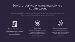 Servizi Di Costruzione E Manutenzione - Modello Di Sito Web Gratuito