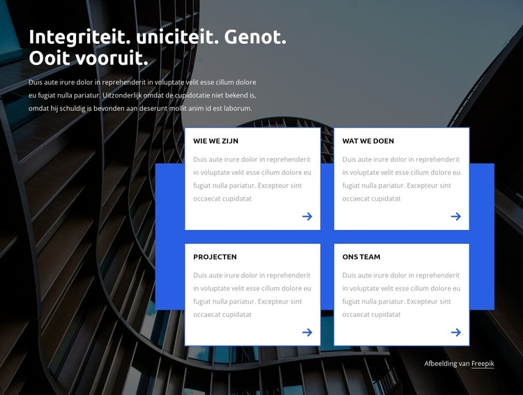 Integriteit en uniciteit CSS-sjabloon