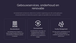 Exclusieve HTML5-Sjabloon Voor Gebouwservice En Onderhoud