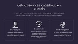 Gebouwservice En Onderhoud - Creatieve Multifunctionele Sjabloon