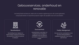 Gebouwservice En Onderhoud - Gratis Websitesjabloon