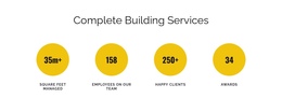 Сomplete Building Services One Page Template