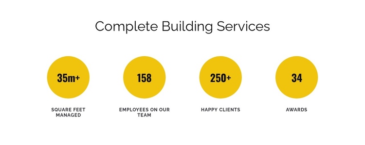 Сomplete building services One Page Template