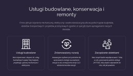 Usługi Budowlane I Konserwacja - Szablon Makiety Strony Internetowej