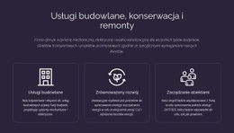 Usługi Budowlane I Konserwacja - Kreatywny Uniwersalny Szablon