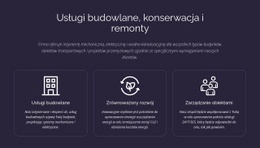 Ekskluzywny Szablon HTML5 Dla Usługi Budowlane I Konserwacja