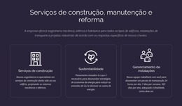 Melhor Estrutura Joomla Para Serviços De Construção E Manutenção