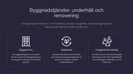 Byggnadstjänster Och Underhåll - Responsiv Design