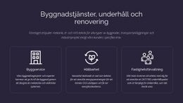 Byggnadstjänster Och Underhåll - Gratis Webbplatsmall