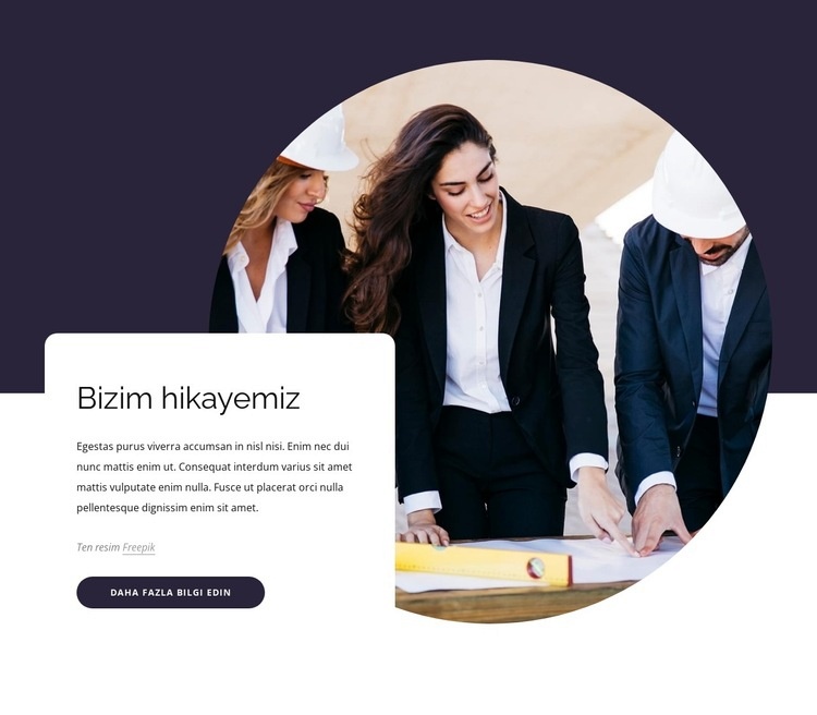 Bizim hikayemiz Html Web Sitesi Oluşturucu