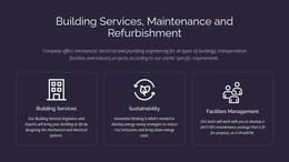 Building Services And Maintenance - Website Mockup