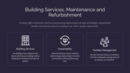 Building Services And Maintenance - Free Website Template