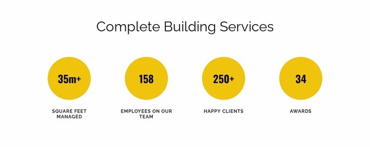 Сomplete building services Wix Template Alternative