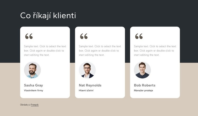 Stovky spokojených klientů Šablona CSS