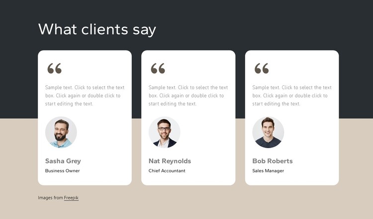 Hundreds of happy clients CSS Template
