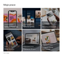 Moje Portfolio Projektowe - HTML Layout Builder