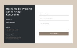 Izgara Hücresindeki Iletişim Formu