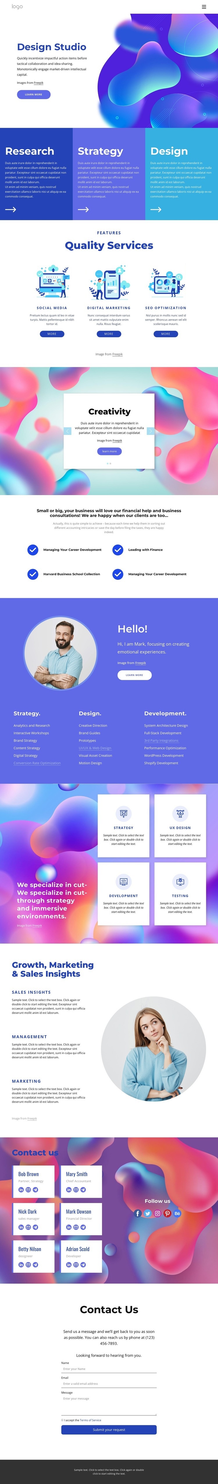 Pro design studio Webflow Template Alternative