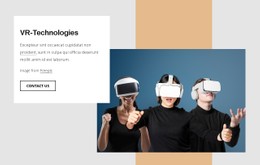 VR Technologies Free CSS Website