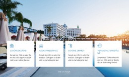 Vorteile Eines Luxushotels – Kostenlos Herunterladbare HTML5-Vorlage