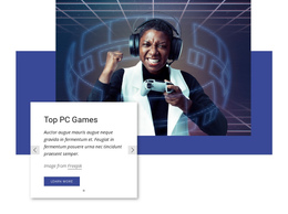 Top PC Games - Basic HTML Template