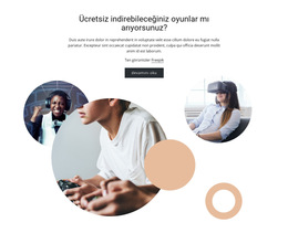 En Iyi Ücretsiz PC Oyunları - Web Sitesi Şablonunu Indirme