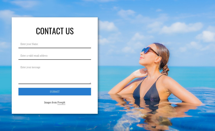 We welcome any questions HTML Template