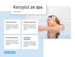 Szablon Strony Docelowej Najważniejsze Zalety Zabiegów Spa