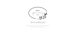 Logotype Başlığı Ve Metni Için Web Sitesi Açılış Sayfası