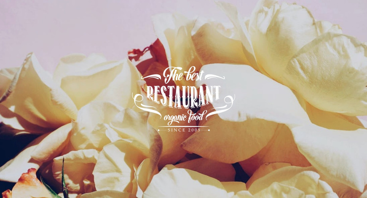 European cuisine restaurant Website Design