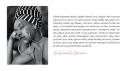 Afro Styl – Přizpůsobitelná Šablona