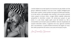 Style Afro Site Réactif