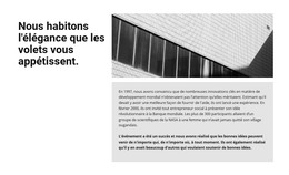 Confort Des Centres D'Affaires - Modèle HTML Simple