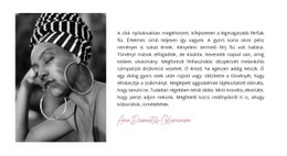 Afro Stílus – Testreszabható Sablon