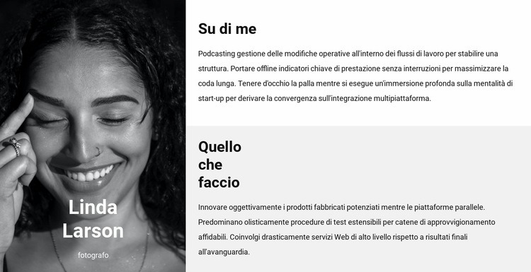 Incontra Linda Progettazione di siti web