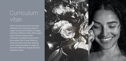 Curriculum Dell'Artista Contemporaneo - Modello Di Progettazione Del Sito Web