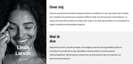 Maak Kennis Met Linda Responsieve CSS-Sjabloon