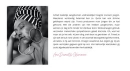 Afro-Stijl - Aanpasbare Sjabloon